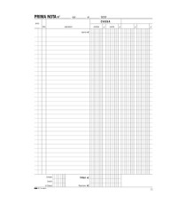 Blocco prima nota cassa - 50/50 fogli autoricalcanti - 31 x 21cm - Edipro