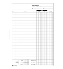 Blocco prima nota cassa entrate/uscite - 50/50 fogli autoricalcanti - 31 x 21cm - Edipro