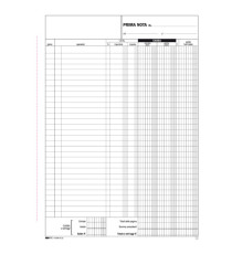 Blocco prima nota cassa entrate/uscite/Iva - 50/50 fogli autoricalcanti - 31 x 21cm - Edipro
