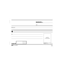 Blocco ricevute generiche - 33 fogli 3 copie autoricalcanti - 9,9 x 17cm - Edipro