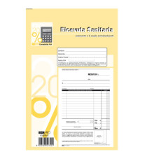 Blocco ricevute sanitarie numerate - 50/50 fogli autoricalcanti - 23 x 15cm - Edipro