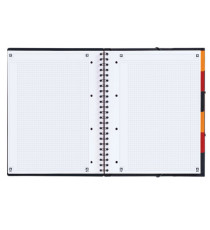 Blocco spiralato Organiser Book - 5mm con margine - 240 x 297mm - 80gr - 80 fogli - Oxford