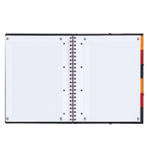 Blocco spiralato Organiser Book - 5mm con margine - 240 x 297mm - 80gr - 80 fogli - Oxford