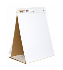 Blocco/Lavagna da tavolo Super Sticky autoportante - 563R - 20 fogli in carta riciclata - 58,4 x 50,8 cm - bianco - Post