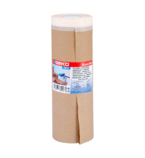 Bobina nastro adesivo e telo in carta - 30 cm x 20 m - Geko
