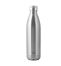 Borraccia termica - 750 ml - acciaio - colore naturale