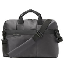 Borsa Office Bag Job slim - 43 x 33 x 10 cm - tessuto tecnico - antracite - In Tempo