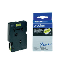 Brother - Nastro -  Nero/Giallo - TC691 - 9mm x7,7mt