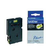 Brother - Nastro -  Nero/Giallo - TC691 - 9mm x7,7mt