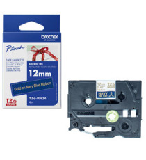 Brother - Nastro - 12 mm x 4 mt - Oro / Blu - TZERN34