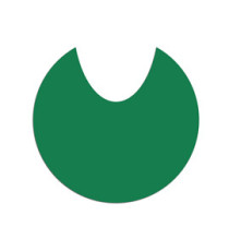 Adesivo raccolta differenziata - per carrello portasacco - spessore 300 micron - verde - Stilcasa