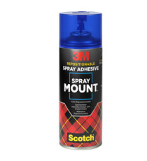 Adesivo Spray Mount - riposizionabile - 400 ml - trasparente - 3M