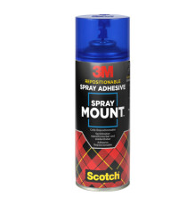 Adesivo Spray Mount - riposizionabile - 400 ml - trasparente - 3M