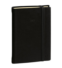 Agenda giornaliera - Daily 21 Prestige 2027 - 13 x 21 cm - copertina Silk - nero - Quo Vadis