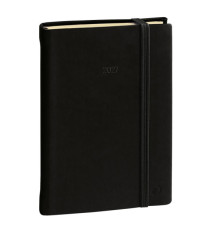 Agenda giornaliera - Daily 21 Prestige 2027 - 13 x 21 cm - copertina Silk - nero - Quo Vadis
