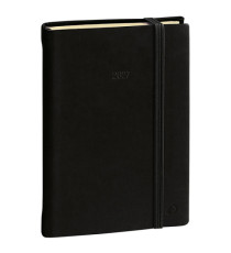 Agenda settimanale Affari Prestige ML 2027 - 10 x 15 cm - silk nero - Quo Vadis