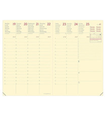 Agenda settimanale Affari Prestige ML 2027 - 10 x 15 cm - silk nero - Quo Vadis