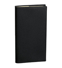 Agenda settimanale Italnote S 2027 - c/spirale - copertina Impala - 8,8 x 17 cm - nero - Quo Vadis