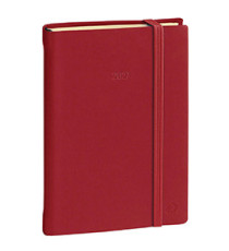 Agenda settimanale Ministro Prestige 2027 - 16 x 24 cm - silk bordeaux - Quo Vadis