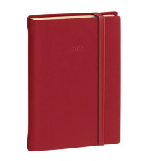 Agenda settimanale Ministro Prestige 2027 - 16 x 24 cm - silk bordeaux - Quo Vadis