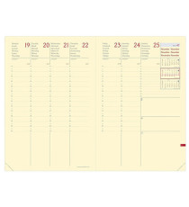 Agenda settimanale Ministro Prestige 2027 - 16 x 24 cm - silk nero - Quo Vadis
