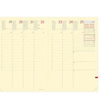 Agenda settimanale Ministro Prestige 2027 - 16 x 24 cm - silk nero - Quo Vadis