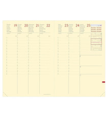 Agenda settimanale Ministro Prestige 2027 - 16 x 24 cm - silk nero - Quo Vadis