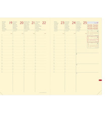 Agenda settimanale Ministro Prestige 2027 - 16 x 24 cm - silk nero - Quo Vadis