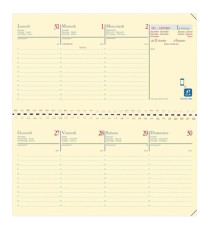 Agenda settimanale Planital 2027 - c/spirale - copertina Impala - 8,8 x 17 cm - nero - Quo Vadis