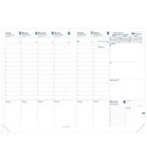 Agenda settimanale Prenote 2027 - copertina Impala - 21 x 29,7 cm - nero - Quo Vadis