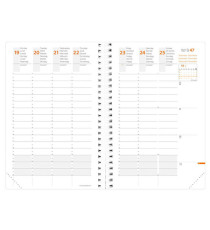 Agenda settimanale Time&Life Pocket 2027 - 10 x 15 cm - nero - Quo Vadis
