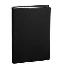 Agenda settimanale Trinote 2027 - copertina Impala - 18 x 24 cm - nero - Quo Vadis
