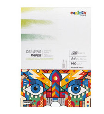Album disegno matita - A4 - 140 gr - 30 fogli - Carioca Plus
