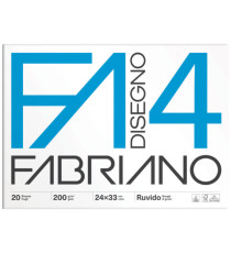 Album F4 - 24 x 33 cm - 20 fogli - 200 gr - ruvido - Fabriano