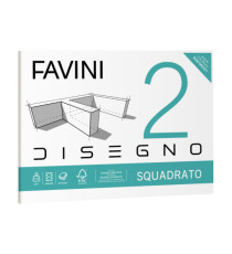 Album Favini 2 - 24 x 33 cm - 110 gr - 20 fogli - liscio squadrato - Favini