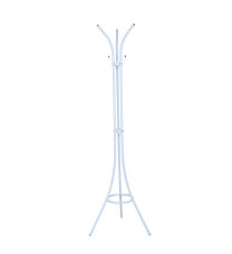 Appendiabiti - 3 supporti - 175 cm - acciaio - bianco - King Collection