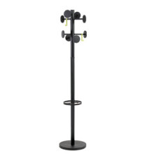 Appendiabiti Stand3 - 8 posti - 175 x 37 cm - nero - Alba