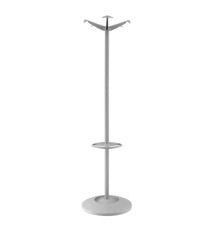 Appendiabiti Stelo - 40 x 173 cm - metallo - grigio - Unisit