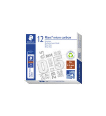 Astuccio 12 Mine Mars Micro - mina 0,5mm - gradazione 2B - Staedtler - conf. 12 astucci