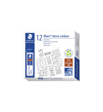 Astuccio 12 Mine Mars Micro - mina 0,5mm - gradazione 2H - Staedtler - conf. 12 astucci