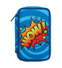 Astuccio 3 zip - 13 x 20 x 7,5 cm - colori e fantasie assortiti - Carioca
