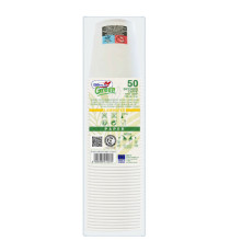 Bicchieri in carta - 100 ml - con marcatura S.U.P - Dopla - conf. 50 pezzi