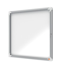 Bacheca per interni - fondo magnetico bianco - 6 fogli A4 - orizzontale - Nobo