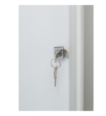 Bacheca per interni ultrapiatta - fondo in metallo magnetico bianco - 6 fogli A4 - orizzontale - Nobo