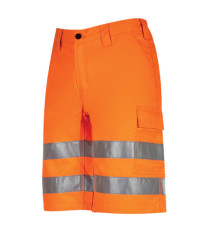Bermuda alta visibilità Altair - taglia XL - arancio fluo - U-Power