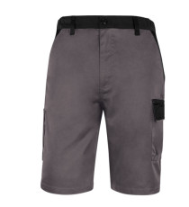 Bermuda da lavoro M1BE2 - taglia L - twill/poliestere/cotone - grigio - Deltaplus