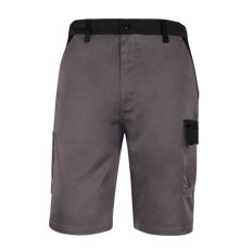 Bermuda da lavoro M1BE2 - taglia XL - twill/poliestere/cotone - grigio - Deltaplus