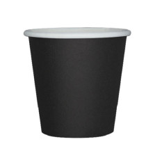 Bicchieri biodegradabili Ecocolor - 80cc - nero - Big Party - conf. 25 pezzi