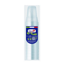 Bicchieri Diamant - riutilizzabili - polistirene - 300 ml - Dopla - conf. 25 pezzi