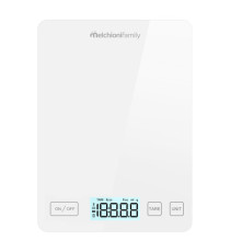 Bilancia da cucina Smarty - con connessione wi-fi - peso massimo 5 kg -  bianco - Melchioni family